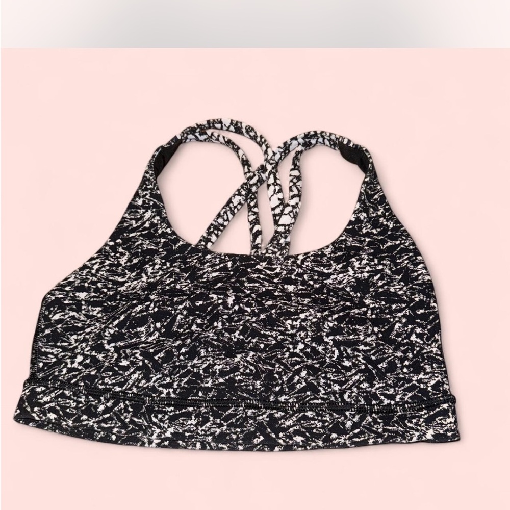 lululemon athletica Black and White Sports Bra